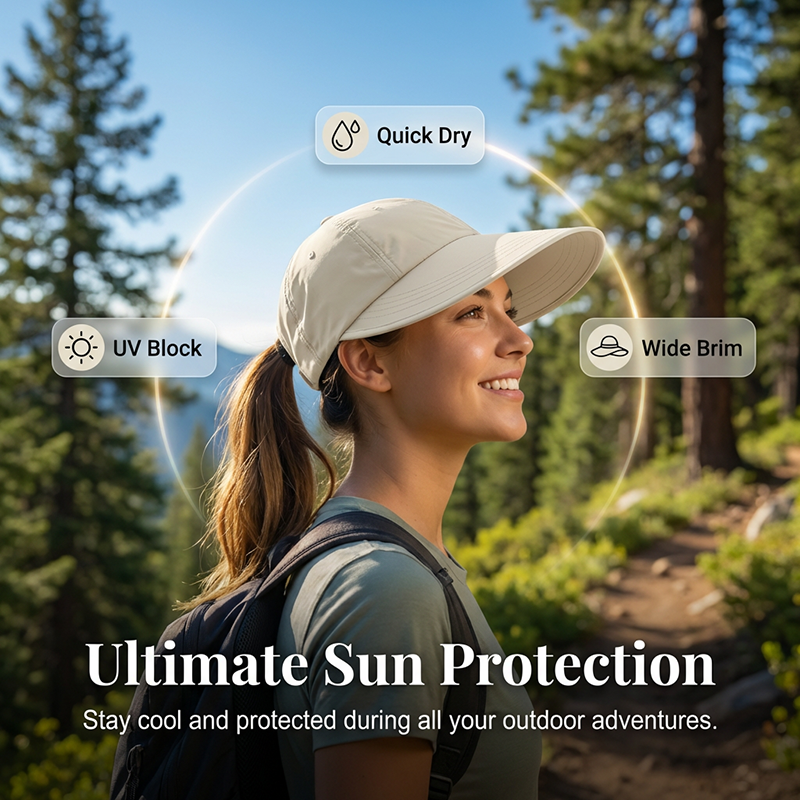 💐50% OFF ! Wide Brim Sun Hat – Maximum UV Protection for Your Summer Days ☀️🧢【Limited Offer】
