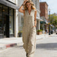🌞Women's Sleeveless V-Neck Wide-Leg Jumpsuit