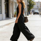 🌞Women's Sleeveless V-Neck Wide-Leg Jumpsuit