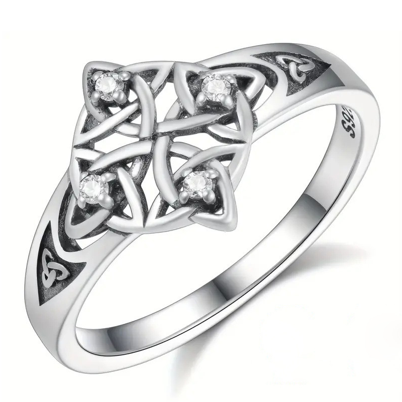 💍Vintage Trinity Celtic Knot Ring