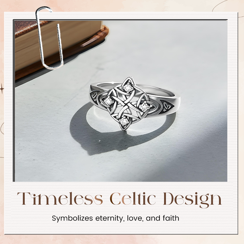 💍Vintage Trinity Celtic Knot Ring