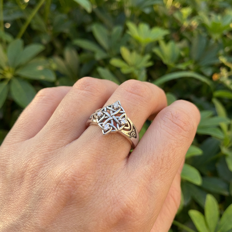 💍Vintage Trinity Celtic Knot Ring