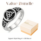 💍Vintage Trinity Celtic Knot Ring
