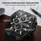 ⌚ 50% OFF NOW! 💪 Modern Barrel-Shaped Case Watch – Tonneau Design, Chronograph & Silicone Strap ✨