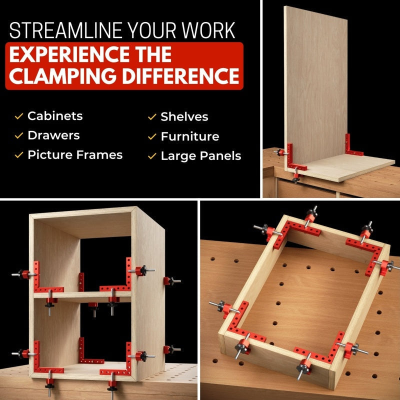 🔥 90° Positioning Support Kit with Right-Angle Clamps – Precision and Stability in Every Project 🛠️📐✨