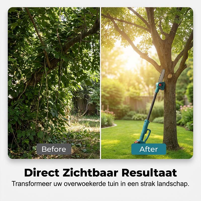 🌞 Spring into Savings: 50% Off!🔥 2-in-1 Cordless Pole Saw & Hand Chain Saw | Safe Pruning Without a Ladder | 21V Cordless