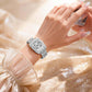 💎 Women's Rhinestone-Encrusted Quartz Wristwatch