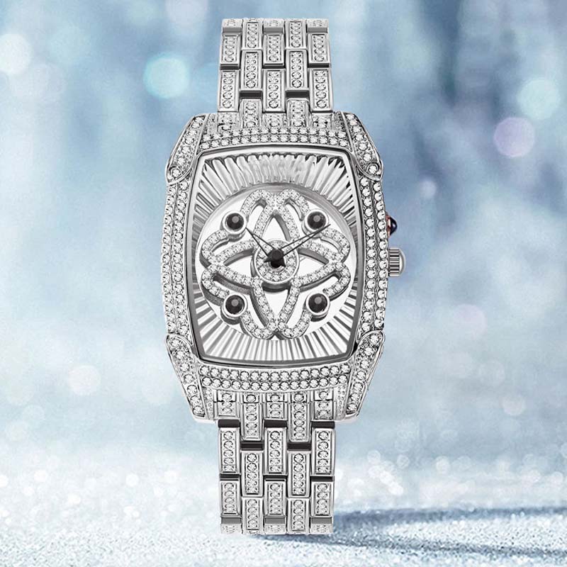 💎 Women's Rhinestone-Encrusted Quartz Wristwatch