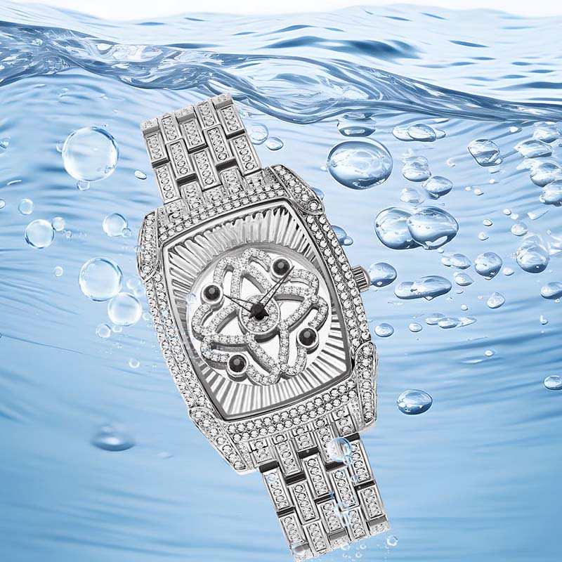 💎 Women's Rhinestone-Encrusted Quartz Wristwatch