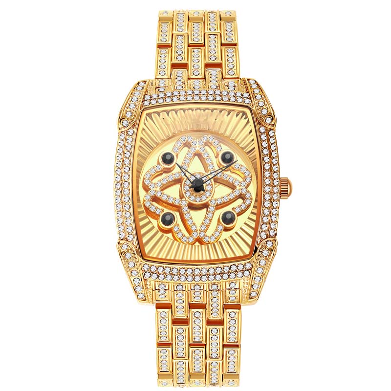 💎 Women's Rhinestone-Encrusted Quartz Wristwatch
