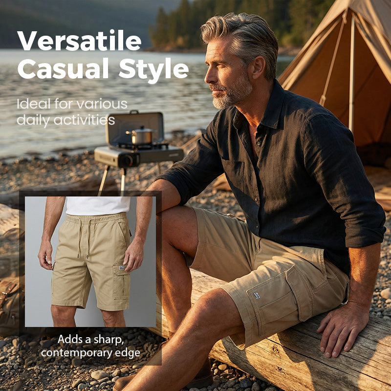 💐50% OFF ! Men’s Casual Cargo Shorts – Trendy Look & Versatile Style 🔥👖【Style at a Steal】