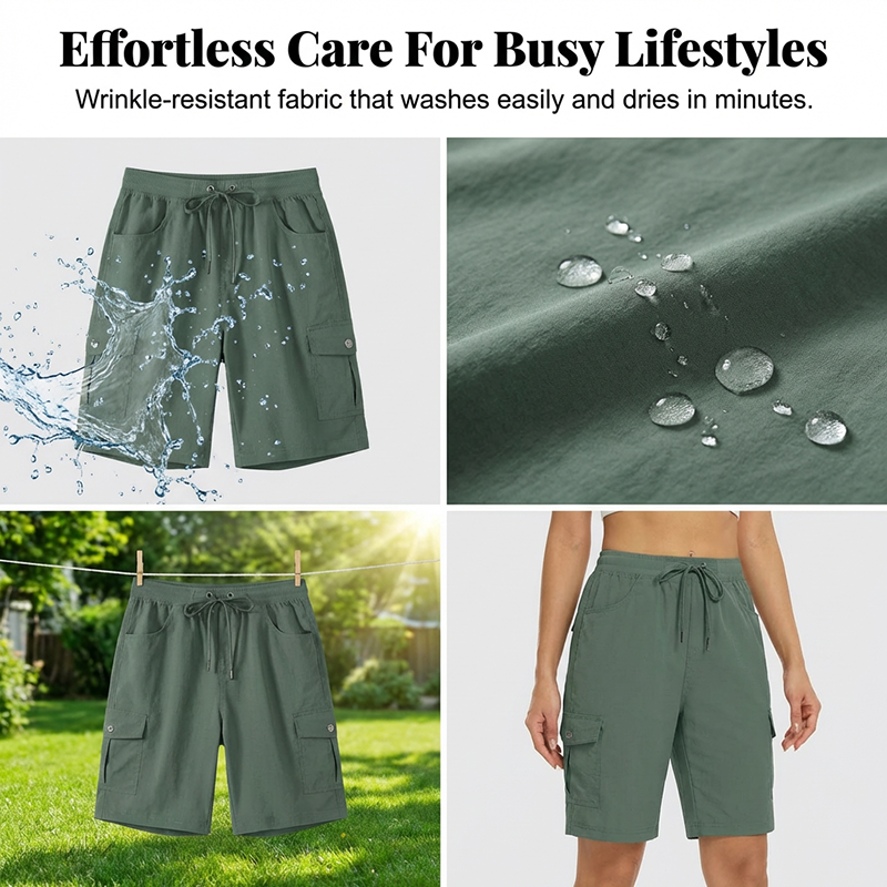🌞2026 Spring Special Offer 50% OFF🌿Women's Quick-Dry Cargo Shorts with Pockets