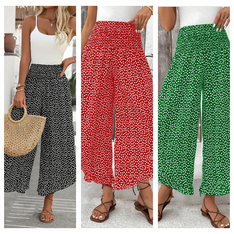 🎁New arrival 50% OFF💥Women’s Flowy High Waist Wide-Leg Pants – Slimming, Comfy & Chic