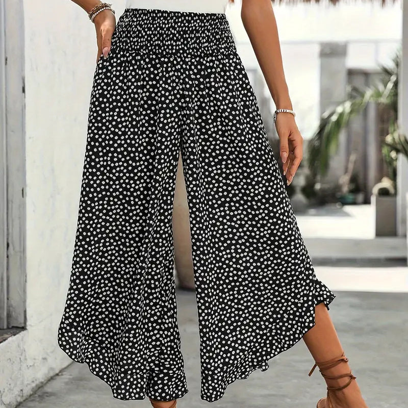 🎁New arrival 50% OFF💥Women’s Flowy High Waist Wide-Leg Pants – Slimming, Comfy & Chic