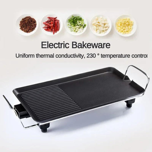 🔥 Hot sale 50% OFF🔥Electric Griddle with Dual Cooking Zones