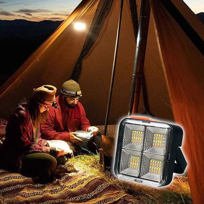 💡Portable Solar Work Light with 4 Lighting Modes🏕️