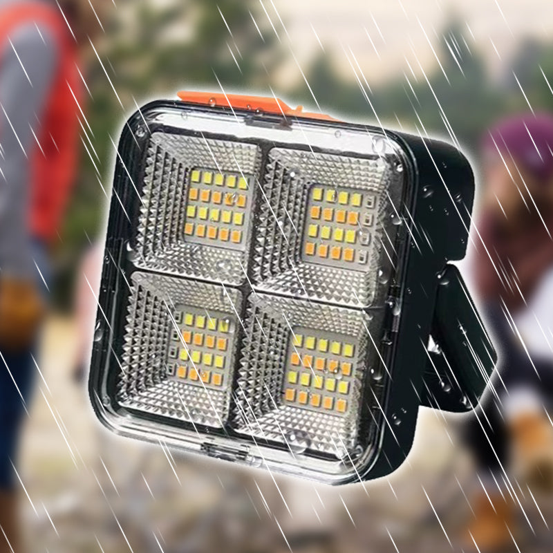 💡Portable Solar Work Light with 4 Lighting Modes🏕️