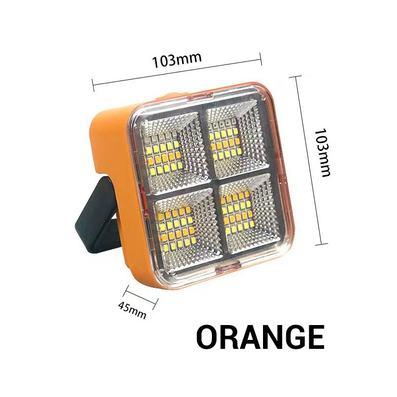 💡Portable Solar Work Light with 4 Lighting Modes🏕️