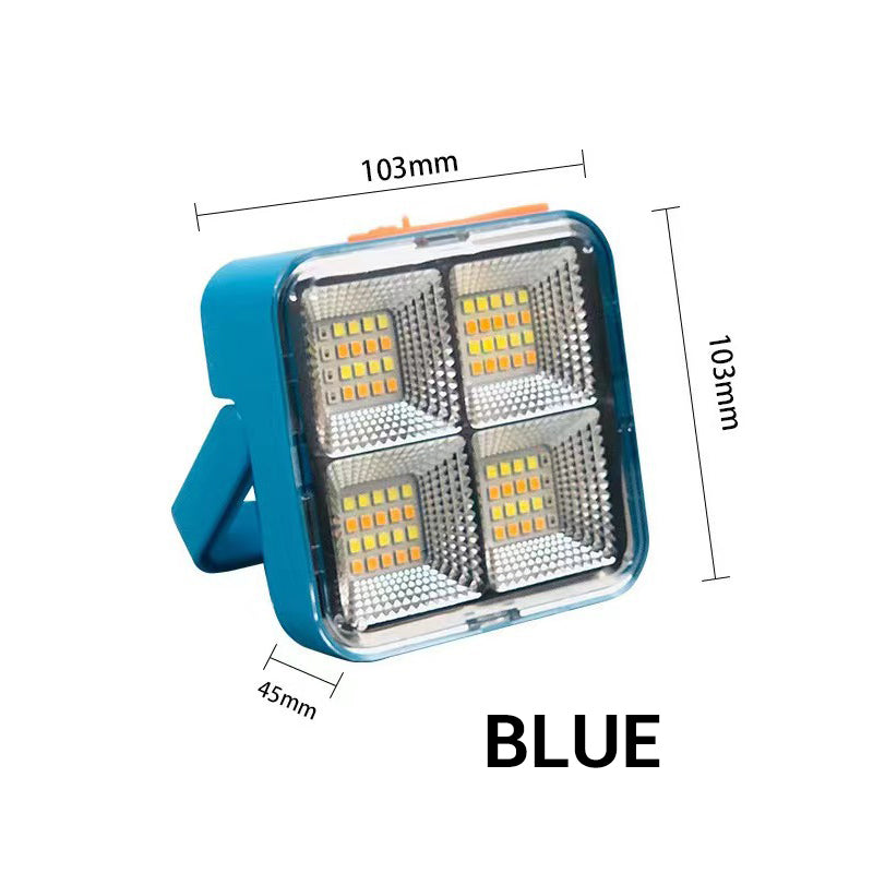 💡Portable Solar Work Light with 4 Lighting Modes🏕️