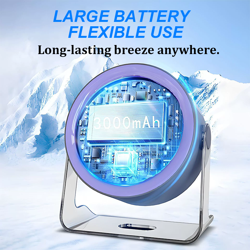 💐50% OFF ! 100-Speed Mini Desk Fan – Ultra Quiet & Energy Saving 🔇💚【Limited Stock】