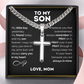 🔥2026 New Arrival ＆ Hot Sale🔥Men's Stainless Steel Cross Pendant Necklace – Timeless Symbol, Durable Materials & Gift-Ready Box 🎁