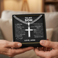 🔥2026 New Arrival ＆ Hot Sale🔥Men's Stainless Steel Cross Pendant Necklace – Timeless Symbol, Durable Materials & Gift-Ready Box 🎁
