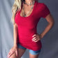 ⏳Limited-time 50% off⏰Women's Summer Deep V Neck Slim Tops👚
