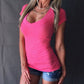 ⏳Limited-time 50% off⏰Women's Summer Deep V Neck Slim Tops👚