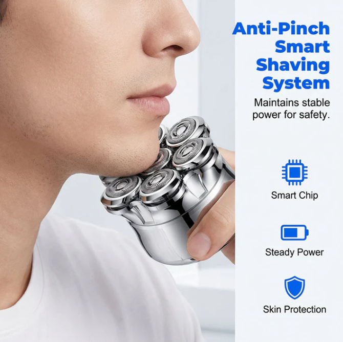 🪒 Save 50%! 💧 7‑Blade Washable Razor – Smooth shave, anti‑redness & non‑slip ✨