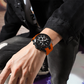Sport Style Luminous Silicone Strap Waterproof Watch
