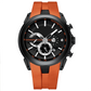 Sport Style Luminous Silicone Strap Waterproof Watch