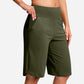 ⏰Last Day Sale 49% OFF🔥Women's Bermuda Shorts with Pockets -👍Knee Length Athletic Casual Long Shorts1