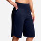 ⏰Last Day Sale 49% OFF🔥Women's Bermuda Shorts with Pockets -👍Knee Length Athletic Casual Long Shorts1