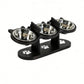 Anti-Slip Elevated 3-Bowl Pet Feeder