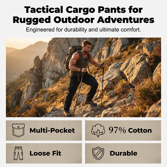 🎁New arrival 50% OFF💥Men's Cotton Cargo Tactical Pants