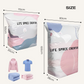 🥳2026 HOT SALE🥳💞50K+ SOLD!🧳💨 50% OFF! No‑Pump Vacuum Storage Bags – Press & seal, no pump needed. Saves 80% space, keeps clothes dry & dust‑free. Perfect for bulky bedding & off‑season gear. 🛏️🗄️