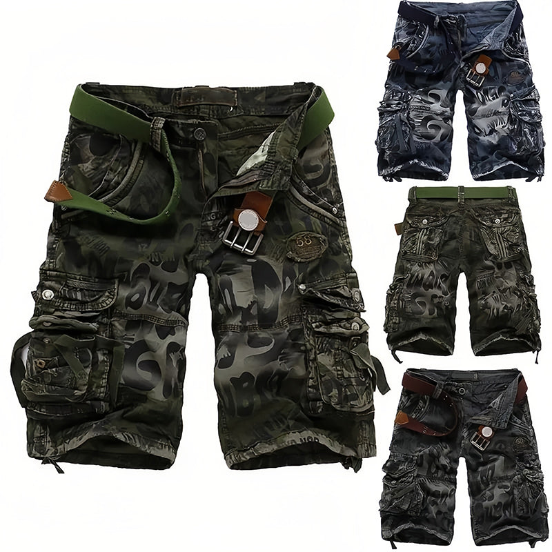 🩳 50% OFF NOW! 💪 Men's Cargo Shorts – Classic & Rugged, Multiple Pockets, Smooth Zipper & Durable for Work & Outdoor Use 🏕️