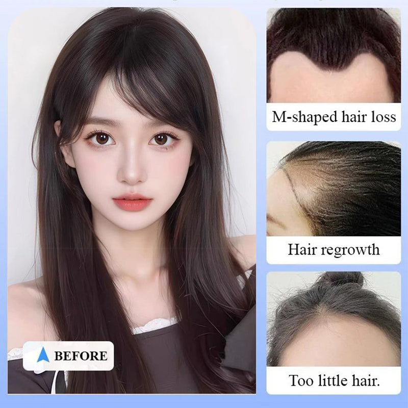 📢📢40% OFF !! ⏰Seamless Clip-on French Bangs Wig