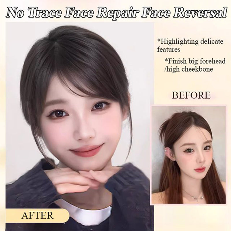 📢📢40% OFF !! ⏰Seamless Clip-on French Bangs Wig