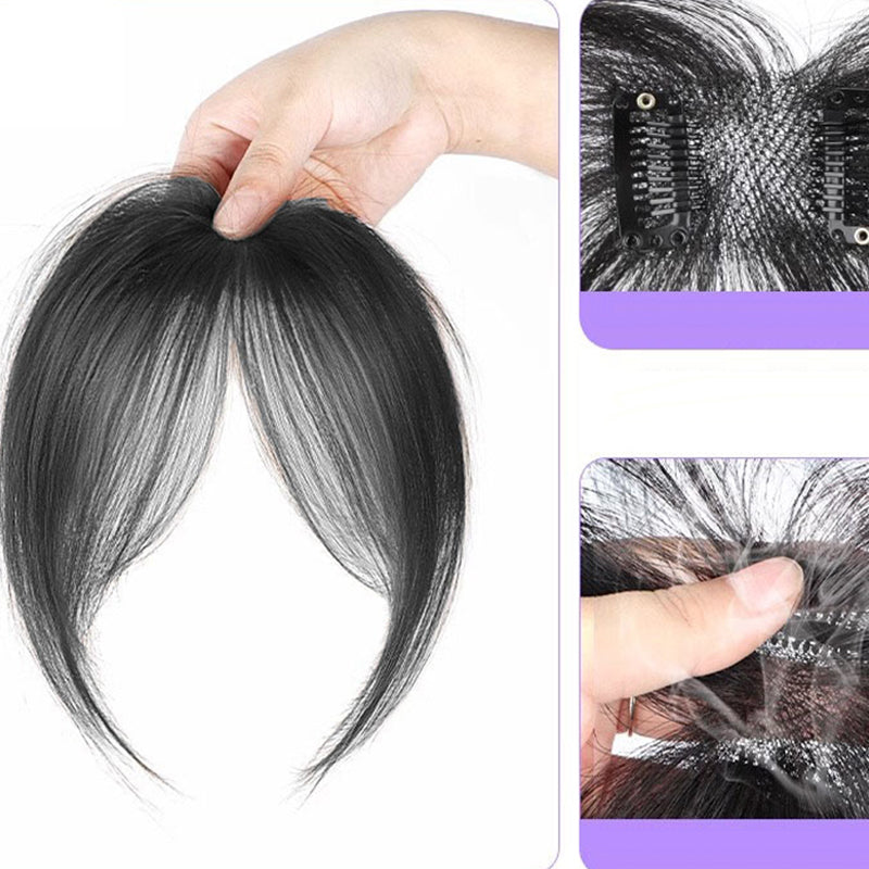 📢📢40% OFF !! ⏰Seamless Clip-on French Bangs Wig