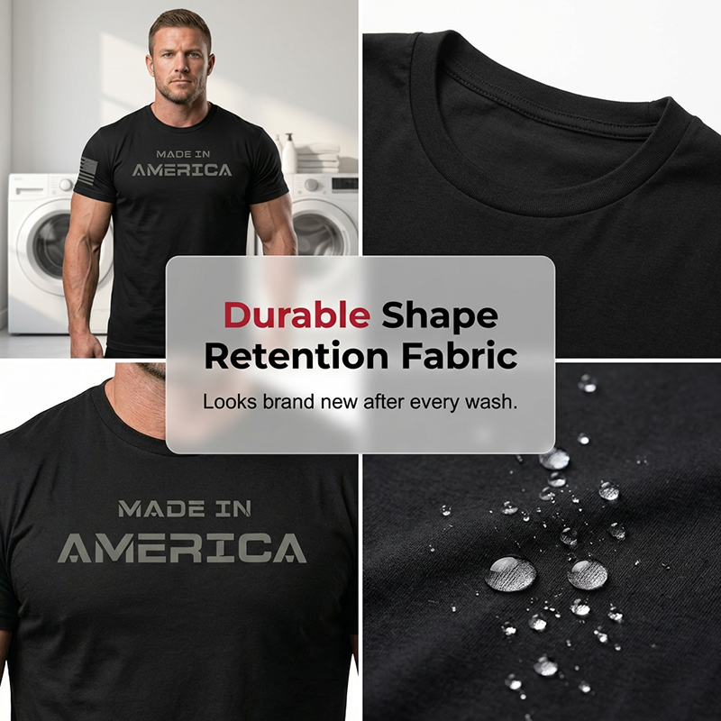 ⏳Time-Limited Special⏰Men's Athletic Fit Crew Neck Tee – Breathable Cotton, Perfect Stretch & Ideal for Gym or Daily Wear 💪