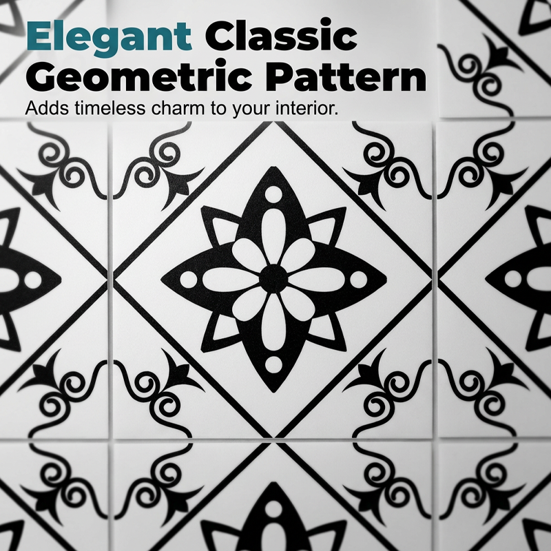 ⏳Limited-time 50% off⏰Waterproof & Non-Slip Floor Tile Stickers for Kitchen & Bathroom🛀