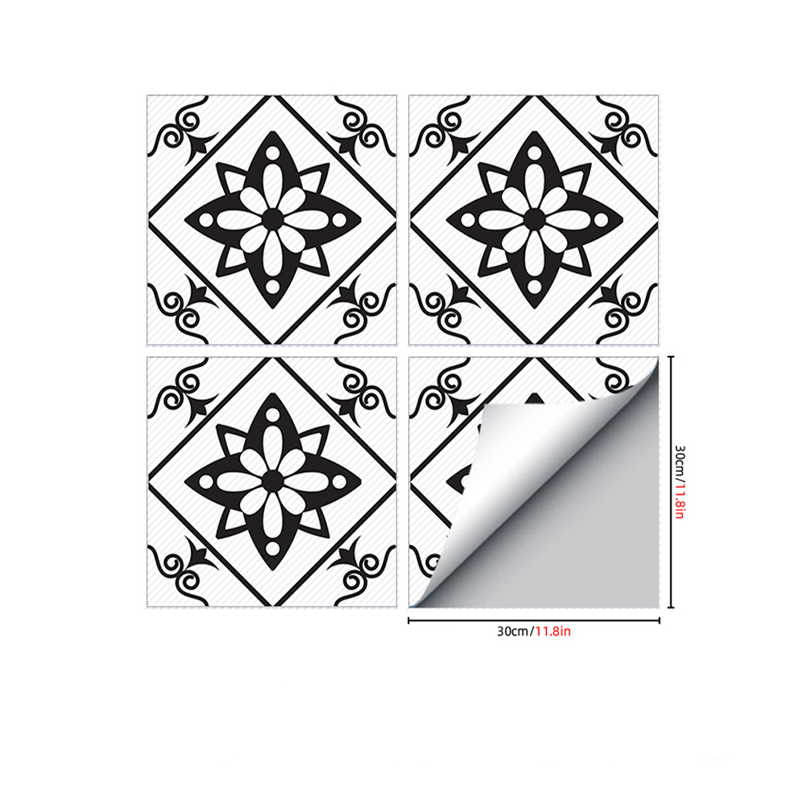 ⏳Limited-time 50% off⏰Waterproof & Non-Slip Floor Tile Stickers for Kitchen & Bathroom🛀