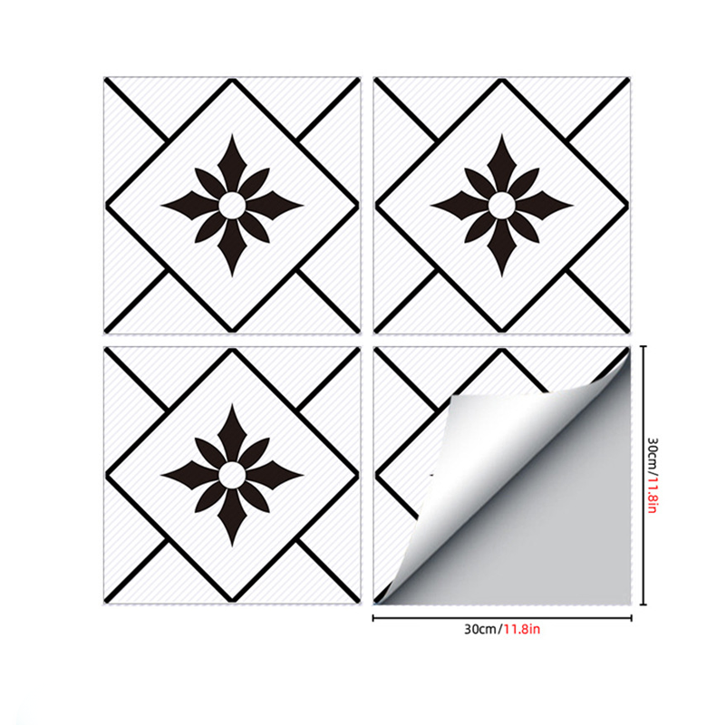 ⏳Limited-time 50% off⏰Waterproof & Non-Slip Floor Tile Stickers for Kitchen & Bathroom🛀