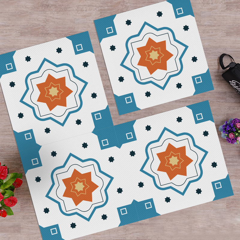 ⏳Limited-time 50% off⏰Waterproof & Non-Slip Floor Tile Stickers for Kitchen & Bathroom🛀