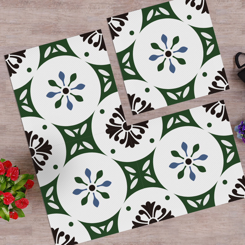⏳Limited-time 50% off⏰Waterproof & Non-Slip Floor Tile Stickers for Kitchen & Bathroom🛀