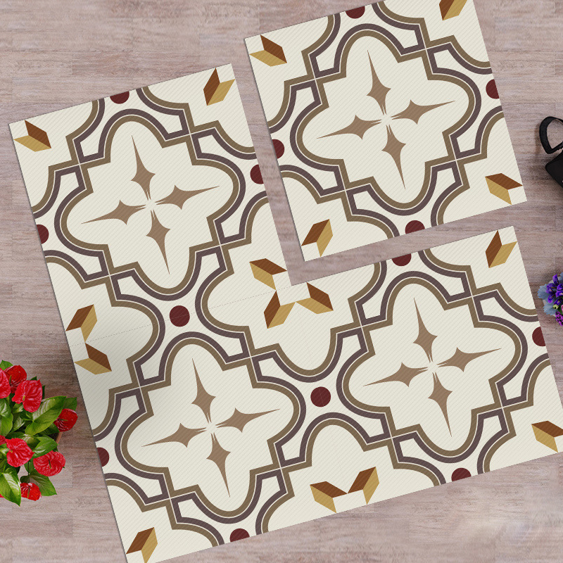 ⏳Limited-time 50% off⏰Waterproof & Non-Slip Floor Tile Stickers for Kitchen & Bathroom🛀