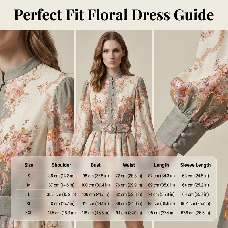 🌸 Timeless Elegance – Romantic Floral Print High Neck Mini Dress🌷