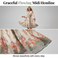 🌸 Timeless Elegance – Romantic Floral Print High Neck Mini Dress🌷
