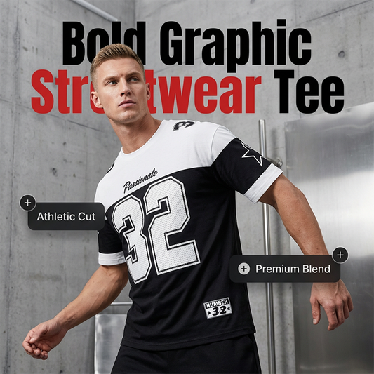 🔥Summer Hot Sale - ONLY ￡10.99!!🔥Men's Casual Graphic Print T-Shirt